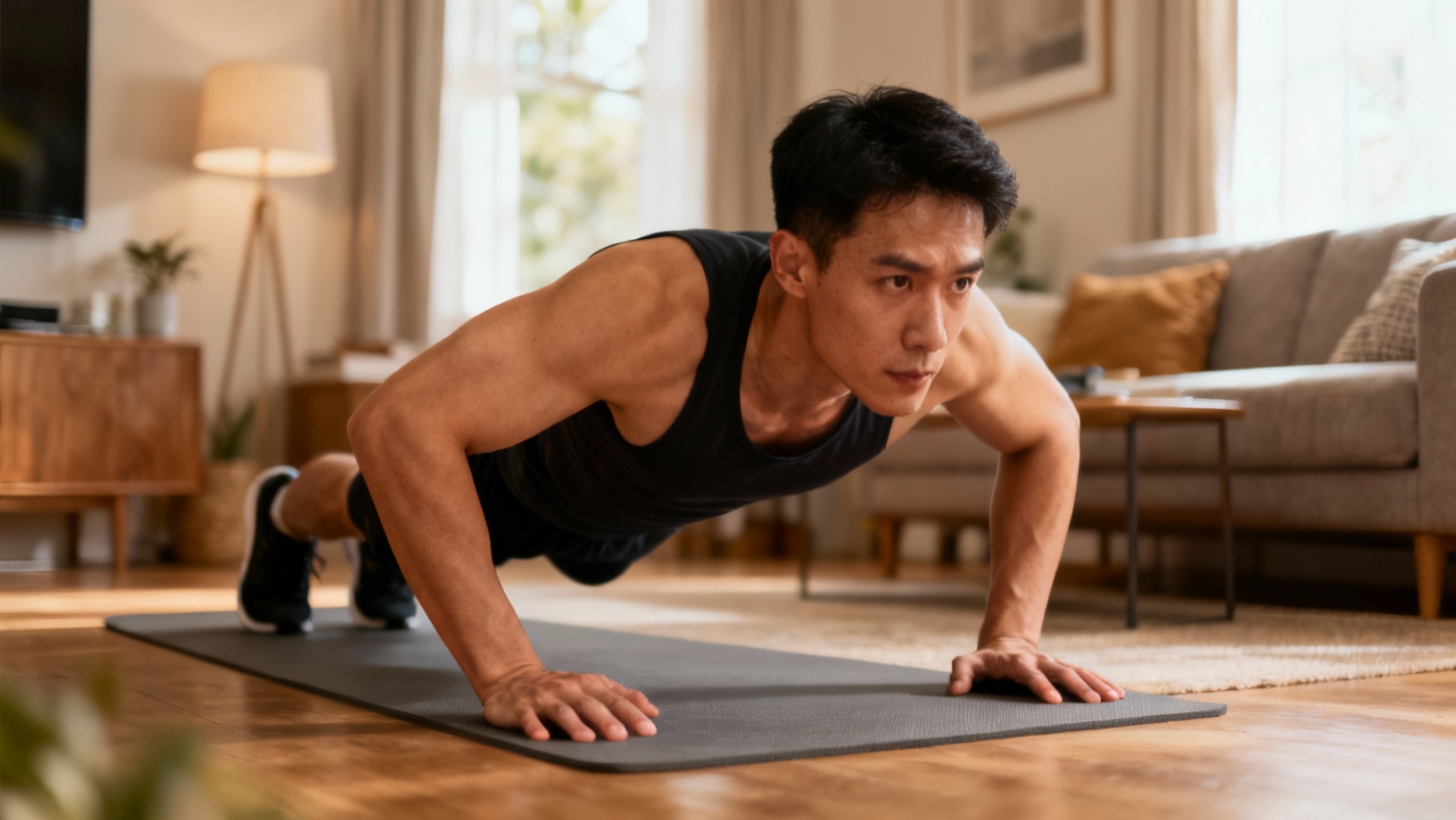 Exercices à faire à la maison sans matériel - entraînement au poids du corps