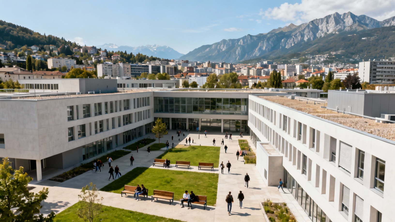 Vue panoramique de Saint-Martin-d'Hères - Coaching sportif à domicile